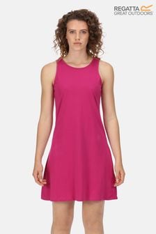 Różowa sukienka przed kolano Regatta Kaimana (T90562) | 49 zł