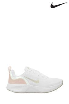 Nike White/Pink WearAllDay Trainers (T90619) | 87 €