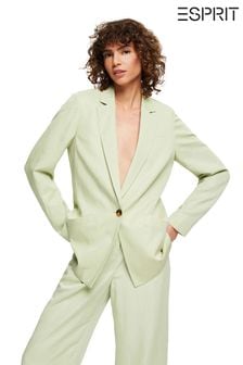 Esprit Pastel Green Twill Blazer (T90832) | ₪ 605