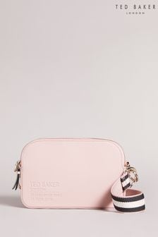 Ted Baker Pl-Pink Darcelo Branded Webbing Camera Bag (T90953) | $307
