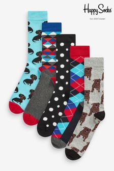 HS By Happy Socks Natural HS Pets Socks 5-Pack (T91021) | 22 €