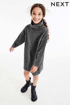 Grey Cord Dress (3-16yrs) (T91469) | €24 - €30