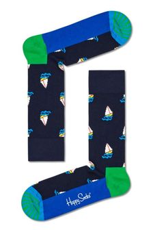 Happy Socks Sail Away Socken, Blau (T91483) | 16 €