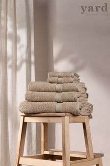 Yard Oatmeal Cream 4 Piece Loft Cotton Towel Bale (T91609) | €63
