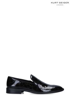 נעליים בצבע שחור עם דוגמת תפר של Kurt Geiger London דגם Spencer (T92383) | ‏740 ₪