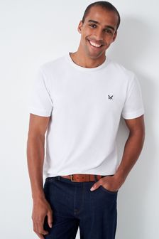 Crew Clothing Company White Cotton T-Shirt (T92684) | 34 €