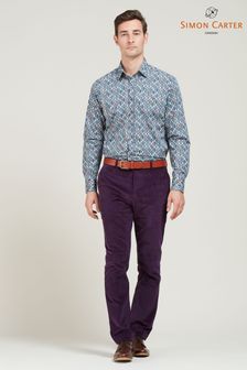 Simon Carter Blue Kaleidoscope Shirt (T93545) | €71