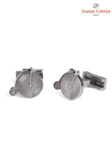 Simon Carter Silver Penny Farthing Cufflinks (T93560) | 14,810 Ft