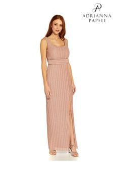 Adrianna Papel Pink Metallic Long Gown (T94165) | 335 €