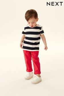 Red Stretch Chino Trousers (3mths-7yrs) (T94333) | 15 € - 17 €