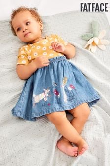 FatFace Denim Baby Crew 2-in-1 Jersey Dress (T94384) | 17 € - 18 €