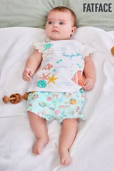 FatFace Bright Sea Animals Baby Shorts and T-Shirt Set (T94386) | 15 € - 18 €