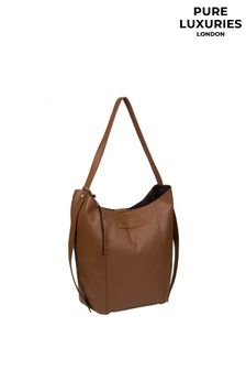 Pure Luxuries London Hoxton Leather Shoulder Bag (T95068) | $163