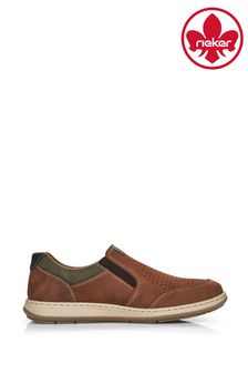 נעליים ללא-רכיסה בצבע חום לגברים של Rieker (T95141) | ‏312 ₪