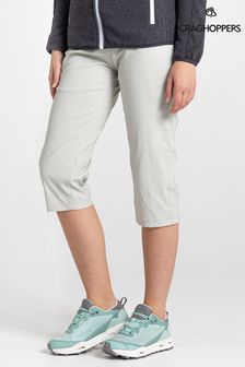 Craghoppers Grey Kiwi Pro Crop Shorts