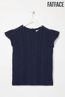 FatFace Ruby Blue Knitted Top (T95378) | ₪ 214
