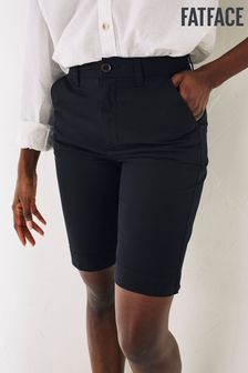 Fatface Corina Black A-line Chino Shorts (T95396) | ‏184 ₪