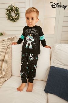 Black Disney Buzz Lightyear Snuggle Pyjamas (9mths-10yrs) (T95619) | ￥2,210 - ￥2,840
