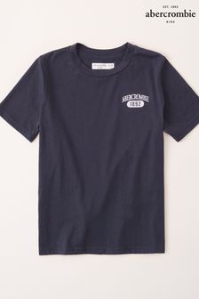 Abercrombie & Fitch Blue Back Logo T-Shirt (T95722) | 9 €