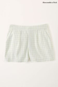 Abercrombie & Fitch Shorts mit hoher Taille, Grün (T95796) | 32 €