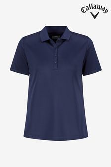 Callaway Blue Golf Ladies Swingtech Solid Polo Shirt (T95992) | kr550