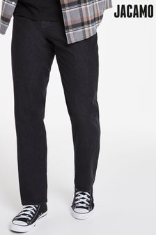 Jacamo Black Wash Straight Fit Rigid Jeans (T96348) | ₪ 112