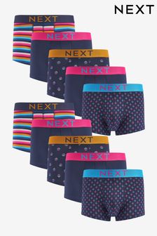 Multi Spot Stripe Hipster Boxers 10 Pack (T96352) | 1,665 UAH