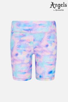 Angels by Accessorize Girls Purple Starburst Cycling Shorts (T97158) | €17.50