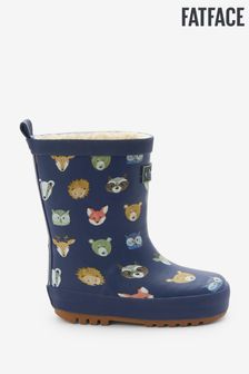 Fantovski dežni škornji z živalskim potiskom Fatface Woodland (T97164) | €18