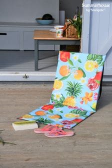 Summerhouse Multi Waikiki Foldable Beach Chair with Carry Handle (Fruity/Aqua Design) (T97296) | €55
