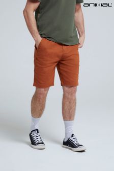 Animal Mens Brown Westbay Organic Chino Shorts (T97473) | €25