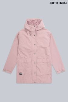 Animal Womens Pink Holywell Recycled Waterproof Jacket