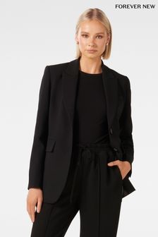 Forever New Black Molly Single Breasted Blazer (T97932) | €70