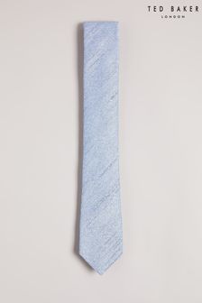 Ted Baker Lintt Blue Linen Blend Tie (T97976) | kr533