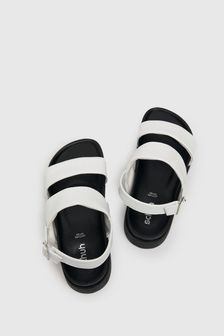 Schuh Tasha Leather Double Band Sandals (T98094) | ₪ 186