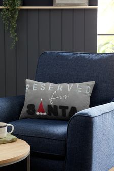 Grey Reserved for Santa Oblong Cushion (T98482) | 7 BD