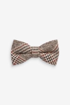 Brown Check Bow Tie (T98664) | ₪ 38