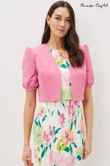 Phase Eight Pink Mabel Puff Sleeve Jacket (T99038) | €51