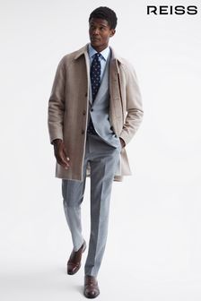 Reiss Oatmeal Root Herringbone Raglan Overcoat (T99199) | KRW828,000