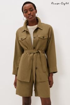 Phase Eight Green Leonar Co-Ord Shacket (T99331) | €46