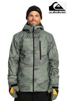 Quiksilver Green Mission Print Ski Jacket (T99362) | kr2,726