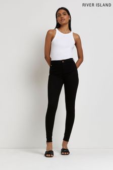 Черные джинсы с классической посадкой River Island Molly (T99595) | €49