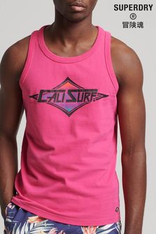 Superdry Pink Vintage Cali Vest (T99688) | ₪ 93