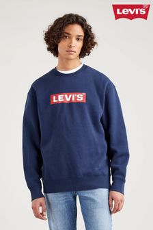 Levi's Navy Levi's® Navy Oversized Graphic Crew Neck Sweatshirt (T99731) | 67 €
