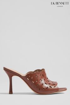 L.K.Bennett Leather Perforated Mules (TC6226) | ₪ 1,159