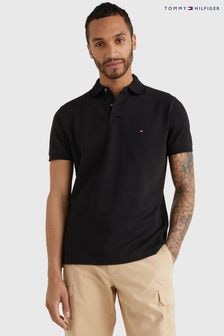 Tommy Hilfiger Black 1985 Regular Fit Polo Shirt (TQM209) | $129