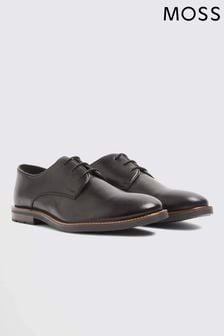 MOSS Black Rogue Plain John Carter Derby Shoes (TV6473) | €158