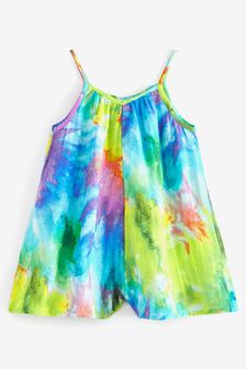 Rainbow Tie Dye Playsuit (3-16yrs) (U00085) | €18.50 - €24