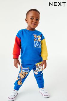 Komplet dresowy Paw Patrol w bloki kolorów: bluza i joggery (3m-cy-8lata) (U00727) | 107 zł - 123 zł