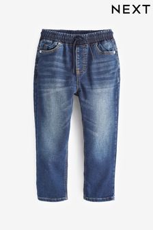 Jersey Stretch Jeans With Adjustable Waist (3-16yrs)